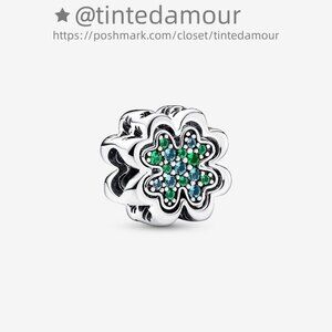 Pandora Splittable Four Leaf Clover Charm|Pendant